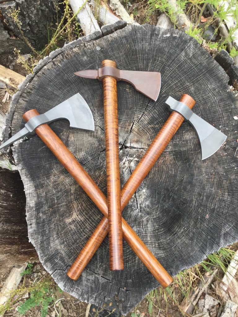 Hand forged TTT tomahawks
