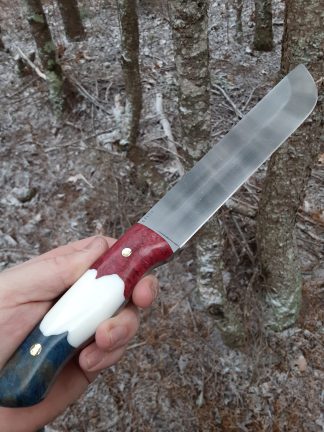 American Companion Knife with Red White and Blue custom handle